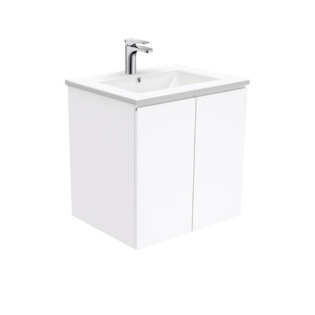 Fienza Dolce Tcl60F Fingerpull 600Mm Wall Hung White Vanity - Special Order Units