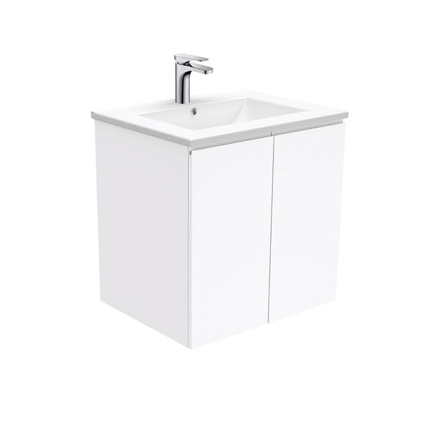 Fienza Dolce Tcl60F Fingerpull 600Mm Wall Hung White Vanity - Special Order Units
