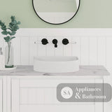 Fienza Eleanor RB463MW Arch Above Counter Basin Matte White - Basins