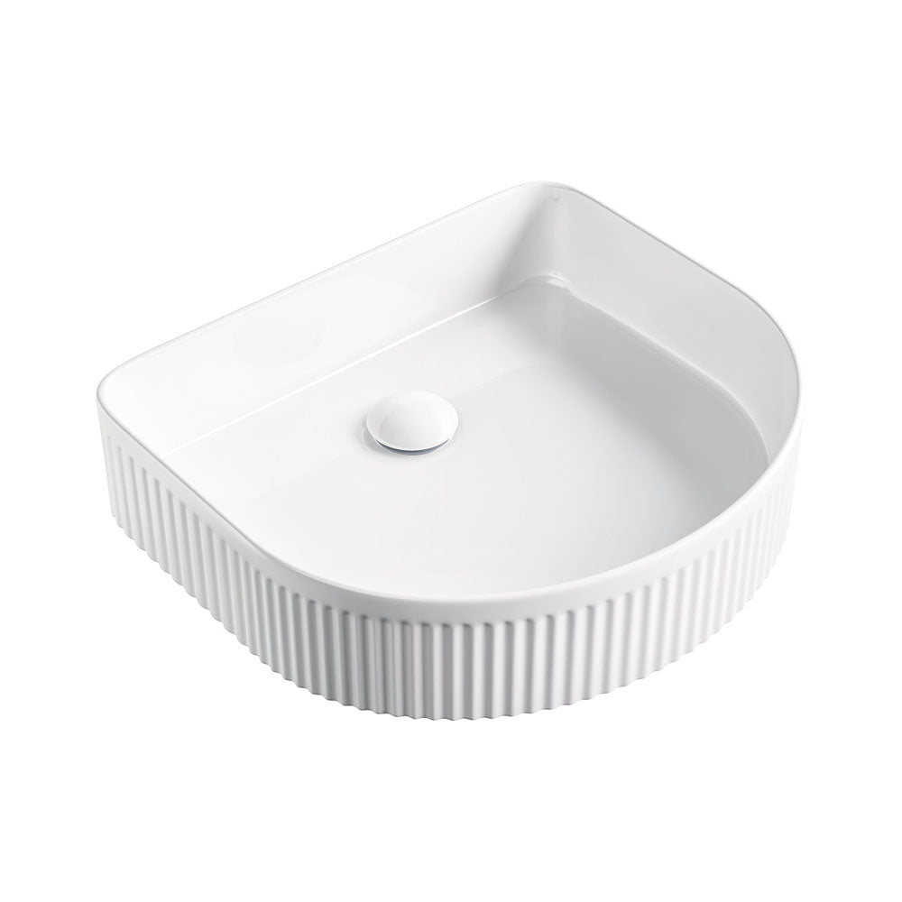 Fienza Eleanor RB463MW Arch Above Counter Basin Matte White - Basins