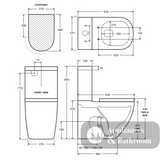 Fienza Empire Back-to-Wall Suite - Back to Wall Suites