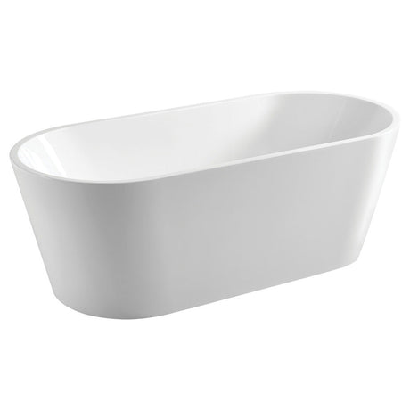 Fienza Empire Freestanding Acrylic Bath Gloss White - 1400mm - Freestanding Bath