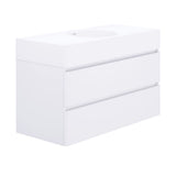 Fienza EN100WC Australian Made Encanto 1000 Wall Hung Vanity Ultra White Matt - Vanity Units
