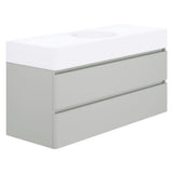 Fienza EN120WC Australian Made Encanto 1200 Centre Bowl Wall Hung Vanity Stone Grey Matt - Vanity Units