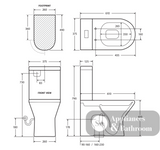 Fienza Escola Back-to-Wall Suite - Back to Wall Suites
