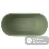 Fienza FC12SG Jada Concrete Bath Sage - Freestanding Bath