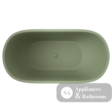Fienza FC12SG Jada Concrete Bath Sage - Freestanding Bath