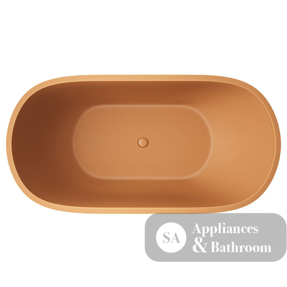 Fienza FC12TU Jada Concrete Bath Tuscan - Freestanding Bath
