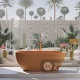 Fienza FC12TU Jada Concrete Bath Tuscan - Freestanding Bath