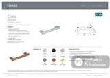 Fienza FC30CO Care Slimline Hand Grab Rail 300mm Brushed Copper - Grab Rail