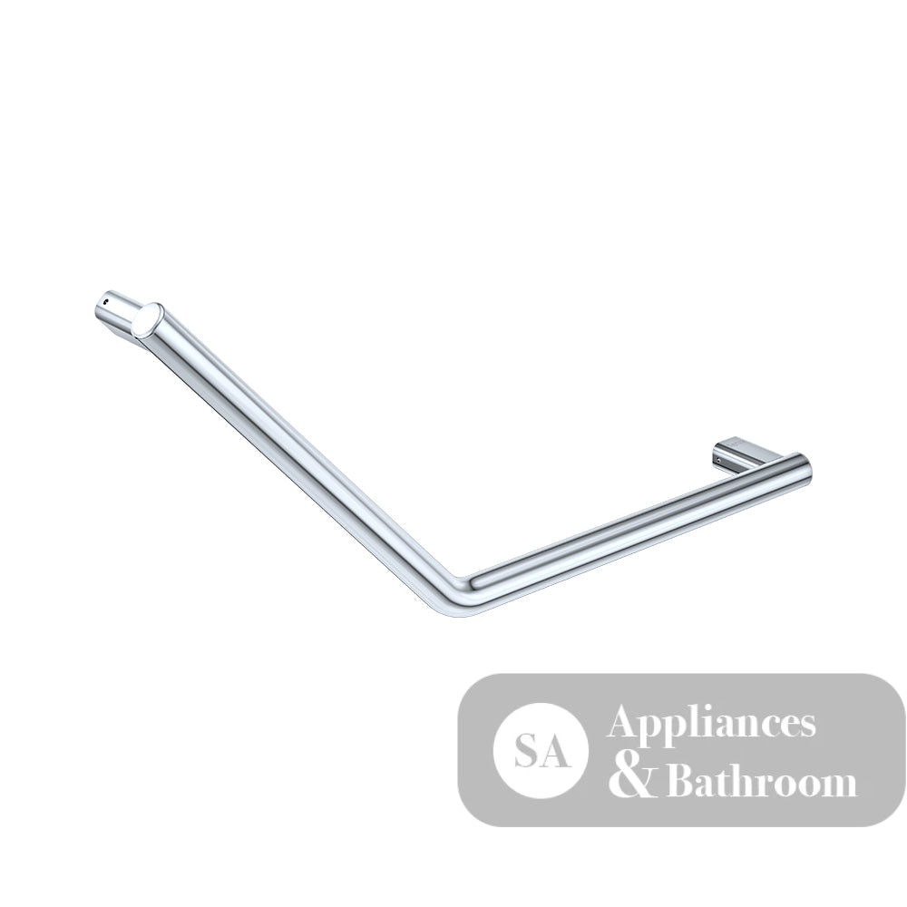 Fienza FC4141 135° Care Slimline Ambulant Care Reversible Left/Right Hand Grab Rail Stainless Steel - Grab Rail