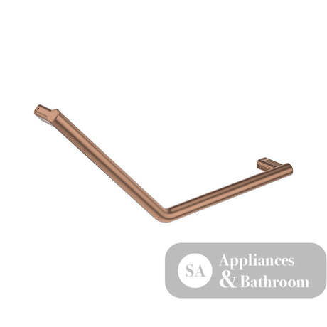Fienza FC4141CO 135° Care Slimline Ambulant Care Reversible Left/Right Hand Grab Rail Brushed Copper - Grab Rail