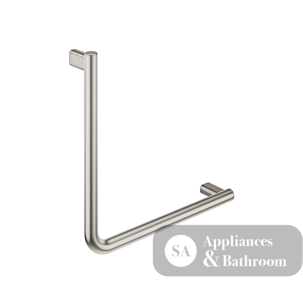 Fienza FC4545BN 90° Care Slimline Ambulant Care Hand Grab Rail Brushed Nickel - Grab Rail