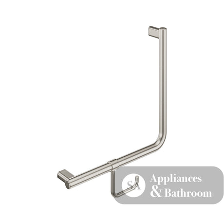 Fienza FC4545BN 90° Care Slimline Ambulant Care Hand Grab Rail Brushed Nickel - Grab Rail
