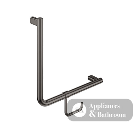 Fienza FC4545GM 90° Care Slimline Ambulant Care Hand Grab Rail Gun Metal - Grab Rail