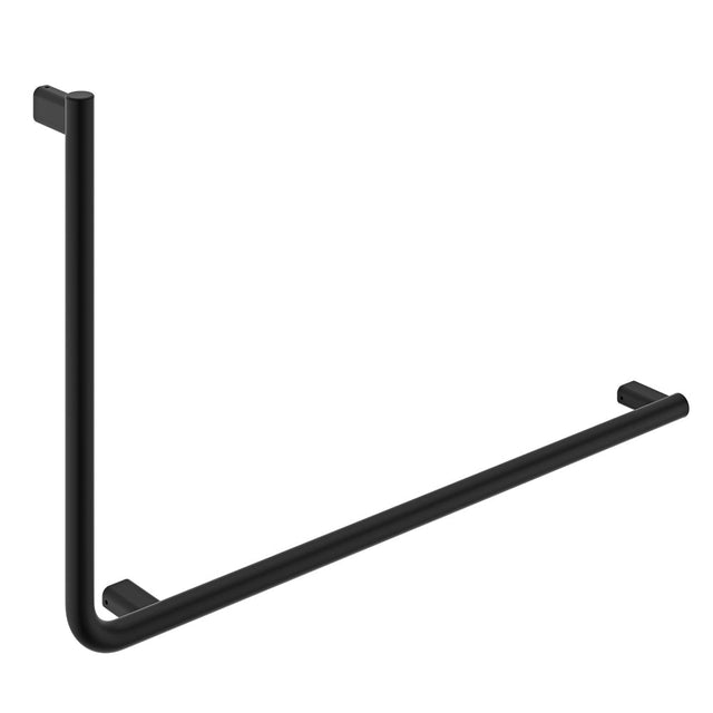 Fienza FC8357RMB 90° Care Slimline Right-Hand Grab Rail Matte Black - Grab Rail