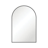 Fienza FMA6090B Arch Matte Black Framed Mirror 600 x 900mm - Mirrors