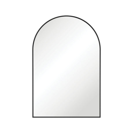 Fienza FMA6090B Arch Matte Black Framed Mirror 600 x 900mm - Mirrors