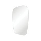 Fienza FMCA65120W Capriccio Matte White Asymmetrical Framed Mirror 650 x 1200mm - Mirrors