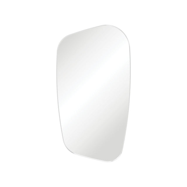 Fienza FMCA65120W Capriccio Matte White Asymmetrical Framed Mirror 650 x 1200mm - Mirrors