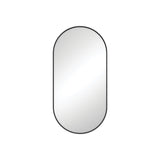 Fienza FMP4590B Empire Matte Black Framed Mirror 450 x 900mm - Mirrors