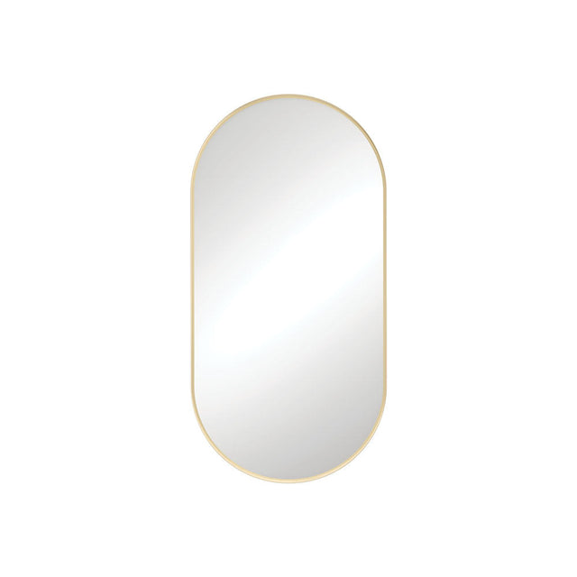 Fienza FMP4590UB Empire Urban Brass Framed Mirror 450 x 900mm - Mirrors