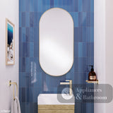 Fienza FMP4590UB Empire Urban Brass Framed Mirror 450 x 900mm - Mirrors