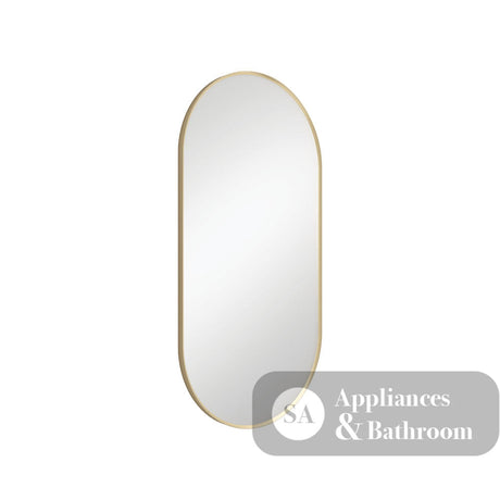 Fienza FMP4590UB Empire Urban Brass Framed Mirror 450 x 900mm - Mirrors