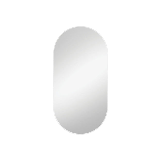 Fienza FMP4590W Empire Matte White Framed Mirror 450 x 900mm - Mirrors