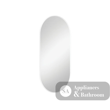 Fienza FMP4590W Empire Matte White Framed Mirror 450 x 900mm - Mirrors