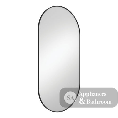 Fienza FMP60120B Empire Matte Black Framed Mirror 600 x 1200mm - Mirrors