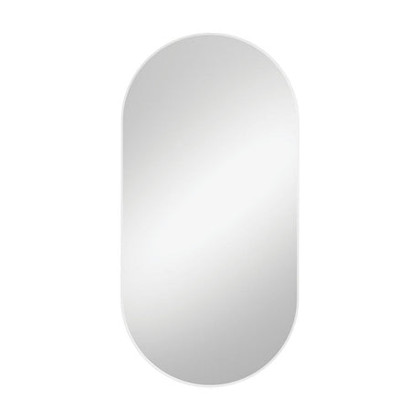 Fienza FMP60120W Empire Matte White Framed Mirror 600 x 1200mm - Mirrors