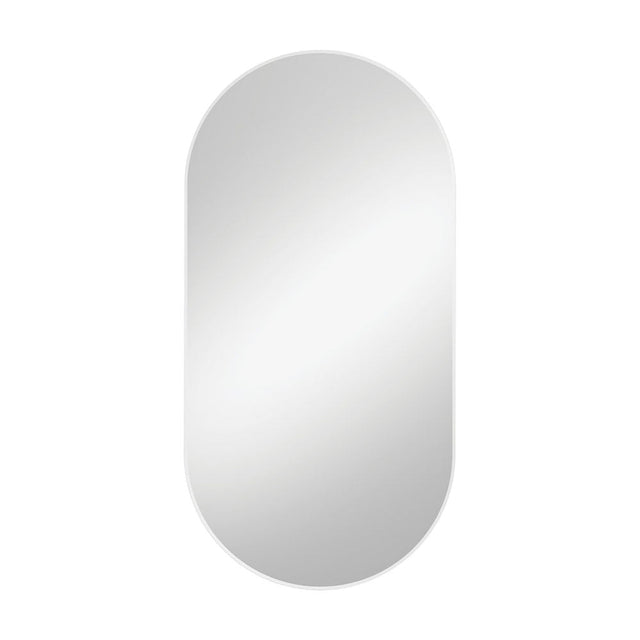 Fienza FMP60120W Empire Matte White Framed Mirror 600 x 1200mm - Mirrors