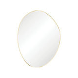 Fienza FMPA90120UB Pebble Urban Brass Asymmetrical Framed Mirror 900 x 1200mm - Mirrors