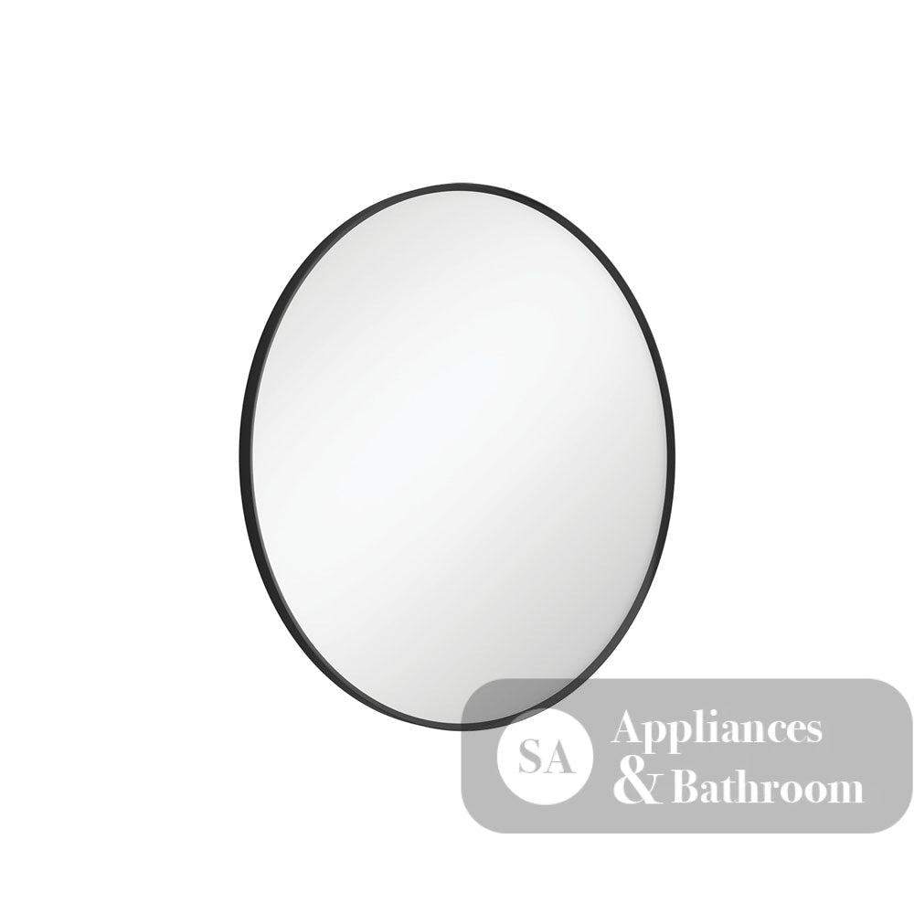 Fienza FMR60B Matte Black Framed Mirror 600mm - Mirrors