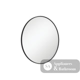 Fienza FMR60B Matte Black Framed Mirror 600mm - Mirrors