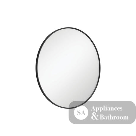 Fienza FMR60B Matte Black Framed Mirror 600mm - Mirrors
