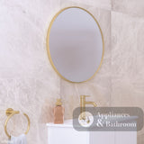 Fienza FMR60B Matte Black Framed Mirror 600mm - Mirrors
