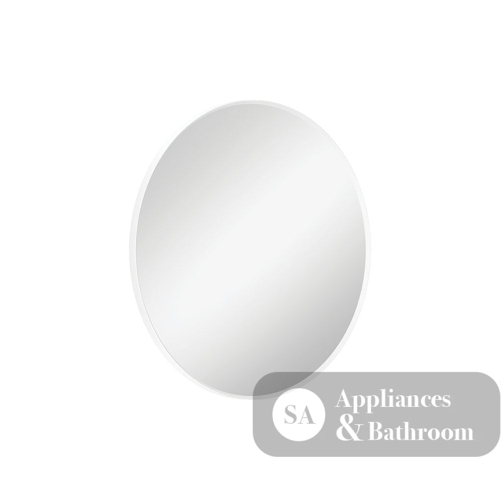 Fienza FMR60W Matte White Framed Mirror 600mm - Mirrors