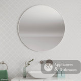 Fienza FMR80W Matte White Framed Mirror 800mm - Mirrors