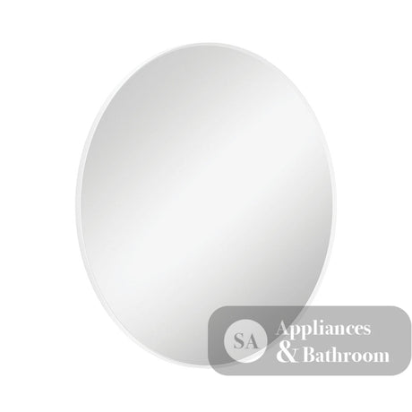 Fienza FMR80W Matte White Framed Mirror 800mm - Mirrors