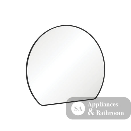 Fienza FMSR80B Sunrise Matte Black Round Framed Mirror 800 x 690 - Mirrors