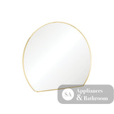 Fienza FMSR80UB Sunrise Urban Brass Round Framed Mirror 800 x 690 - Mirrors