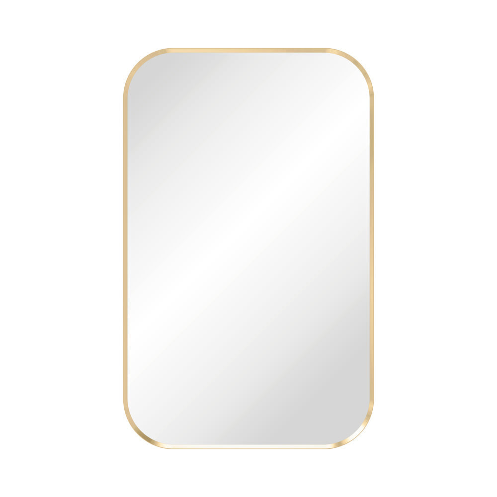 Fienza FMSS5080UB Tono Urban Brass Soft Square Framed Mirror 500 x 800mm - Mirrors
