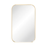 Fienza FMSS5080UB Tono Urban Brass Soft Square Framed Mirror 500 x 800mm - Mirrors