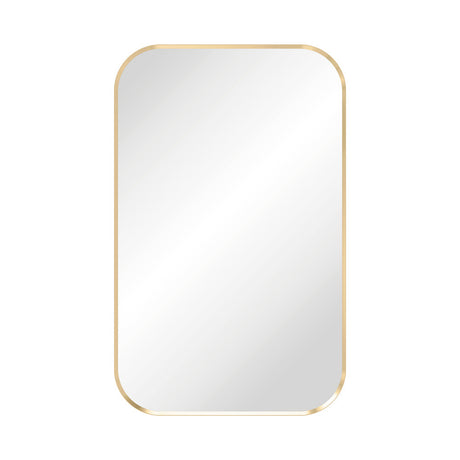 Fienza FMSS5080UB Tono Urban Brass Soft Square Framed Mirror 500 x 800mm - Mirrors