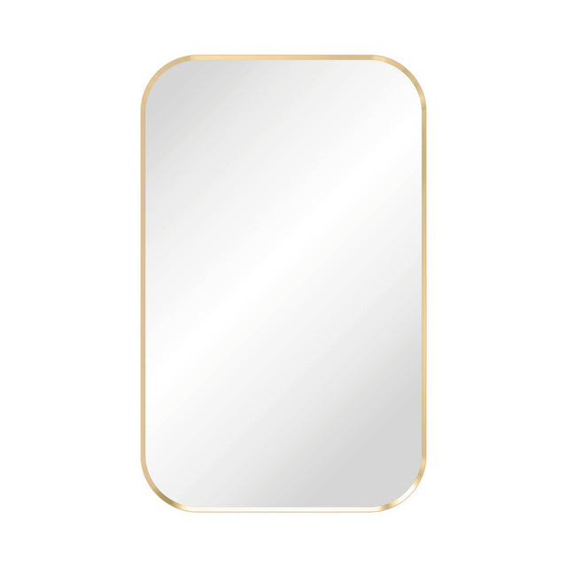 Fienza FMSS6090UB Tono Urban Brass Soft Square Framed Mirror 600 x 900mm - Mirrors