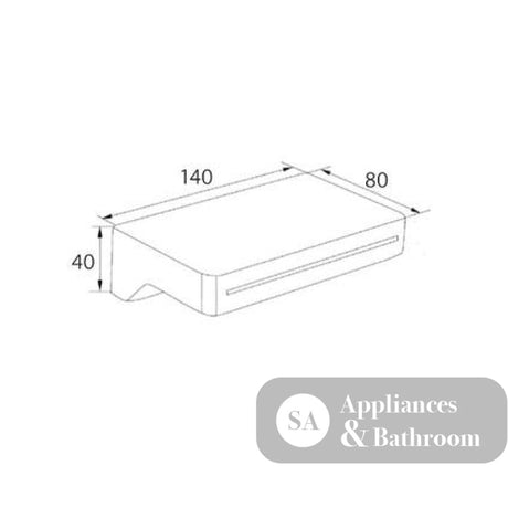 Fienza Forche Matte Black Outlet NLFIENZA004425 - Bath Spouts