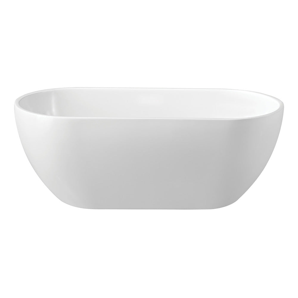 Fienza FR11572 Koko Freestanding Acrylic Bath Matte White - Freestanding Bath