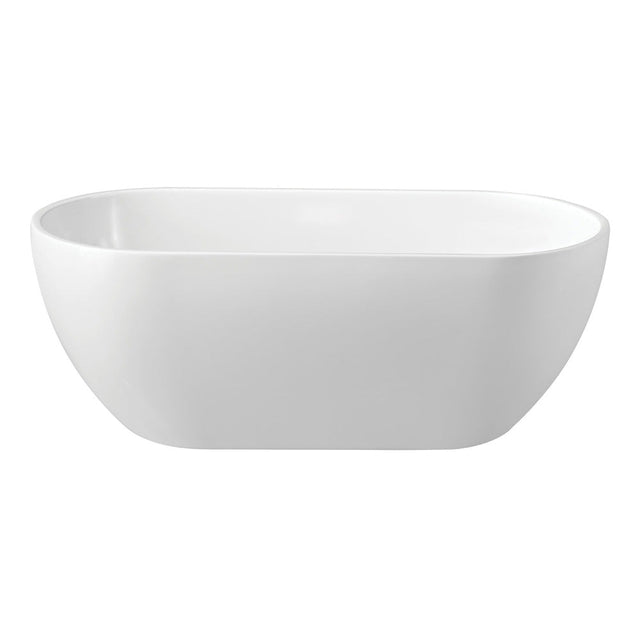 Fienza FR11572 Koko Freestanding Acrylic Bath Matte White - Freestanding Bath